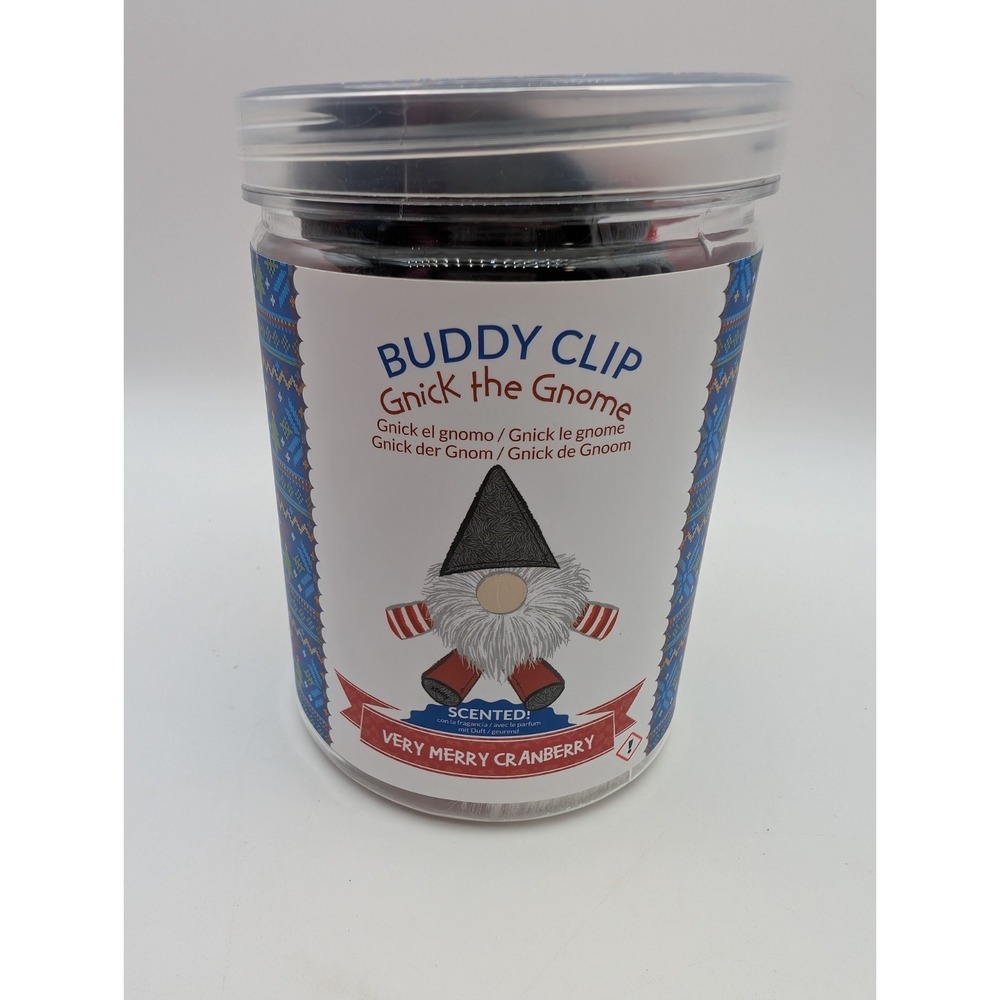 Scentsy Buddy Clip "Gnick the Gnome" Very Merry Cranberry Scent